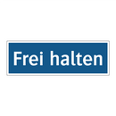 Frei halten