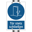 Tür stets schließen