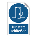 Tür stets schließen