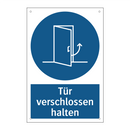 Tür verschlossen halten