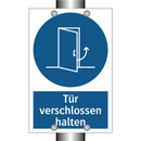 Tür verschlossen halten