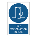 Tür verschlossen halten