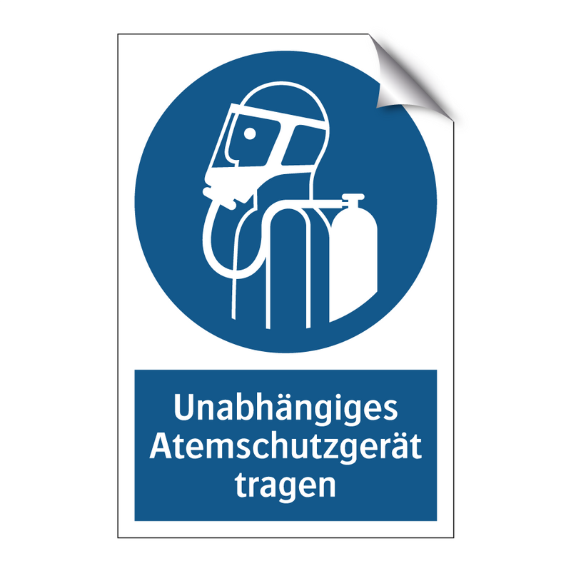 Unabhängiges Atemschutzgerät tragen