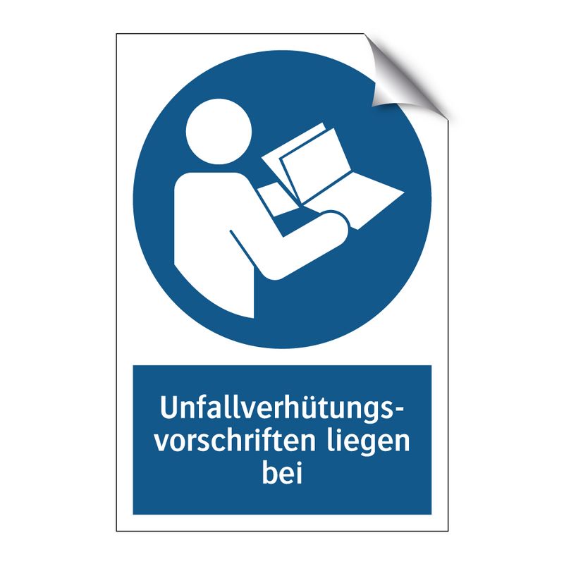 Unfallverhütungs- vorschriften liegen bei