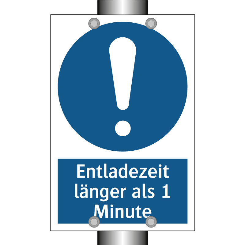 Entladezeit länger als 1 Minute