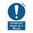Entladezeit länger als 1 Minute