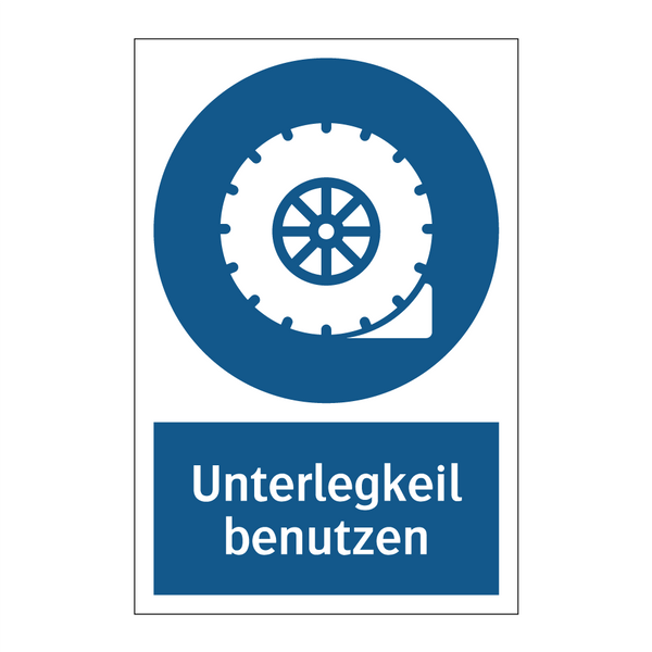 Unterlegkeil benutzen