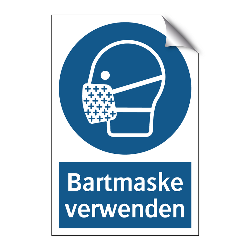 Bartmaske verwenden