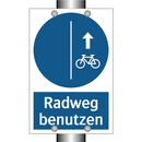 Radweg benutzen