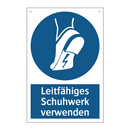 Leitfähiges Schuhwerk verwenden