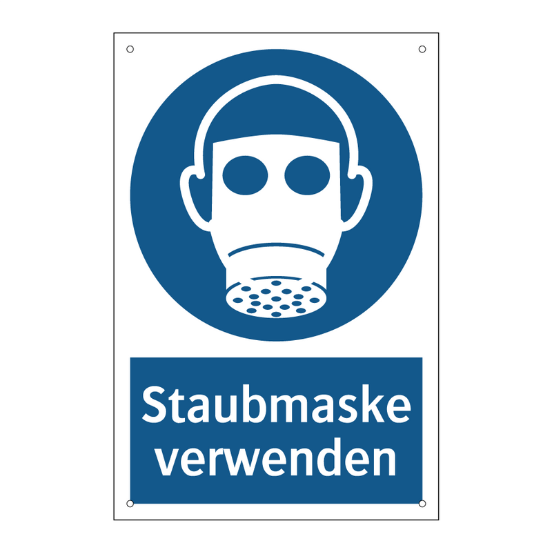 Staubmaske verwenden