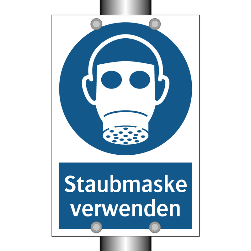 Staubmaske verwenden