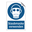 Staubmaske verwenden