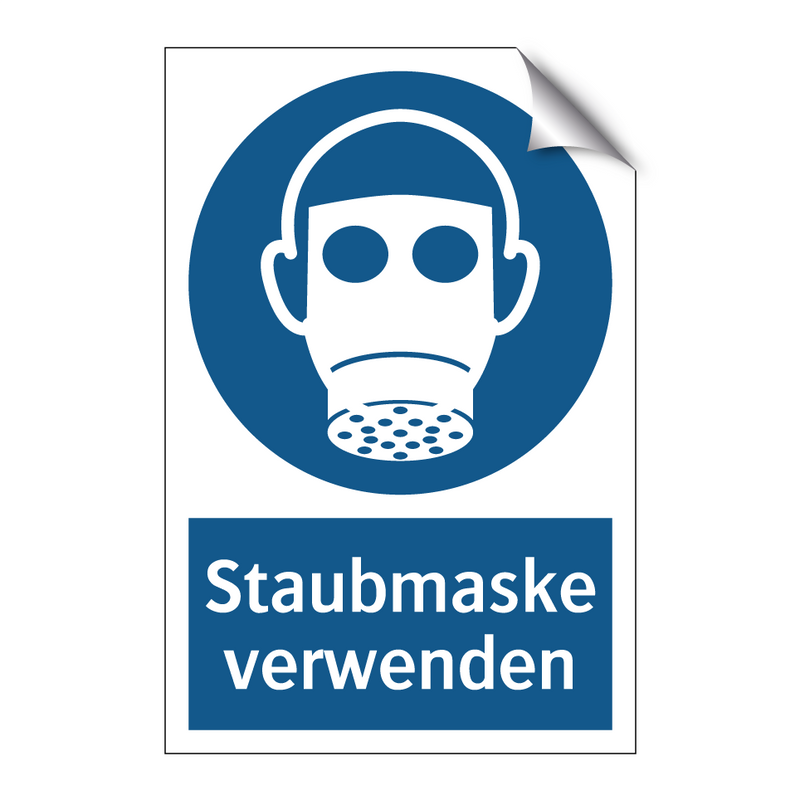 Staubmaske verwenden