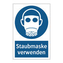 Staubmaske verwenden