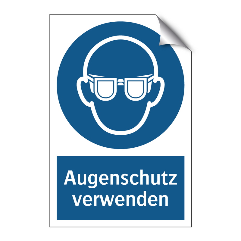 Augenschutz verwenden
