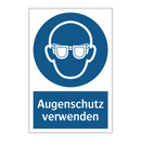 Augenschutz verwenden