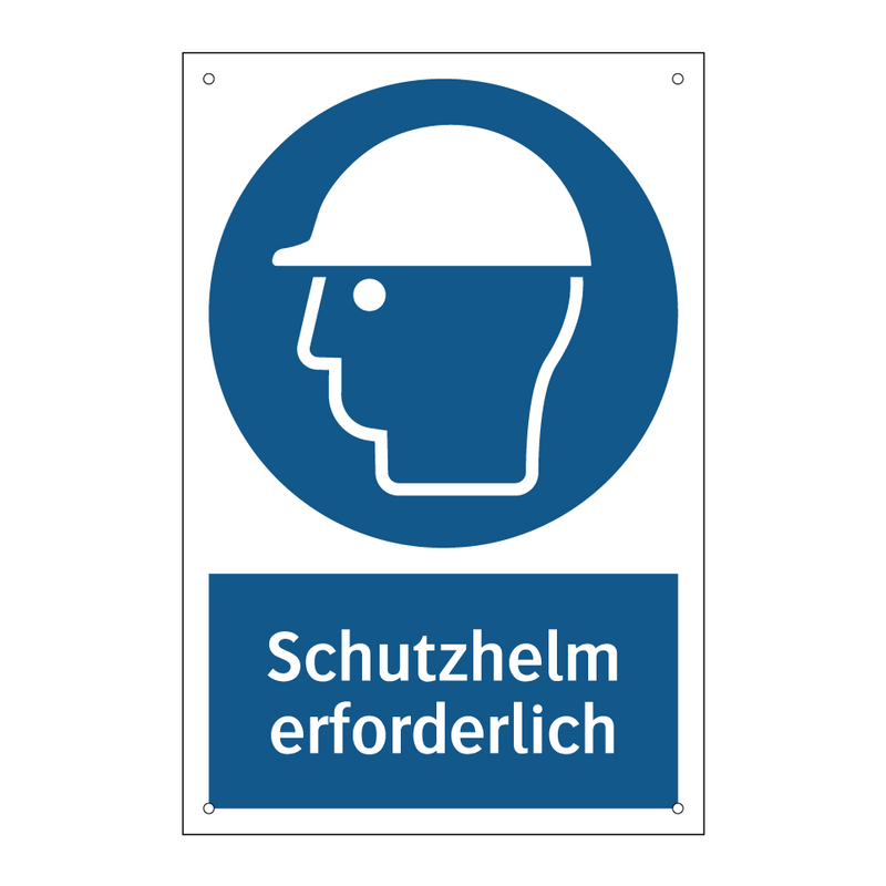 Schutzhelm erforderlich