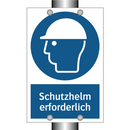 Schutzhelm erforderlich