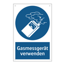 Gasmessgerät verwenden