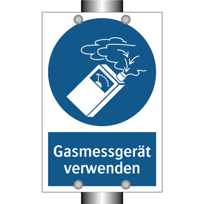 Gasmessgerät verwenden