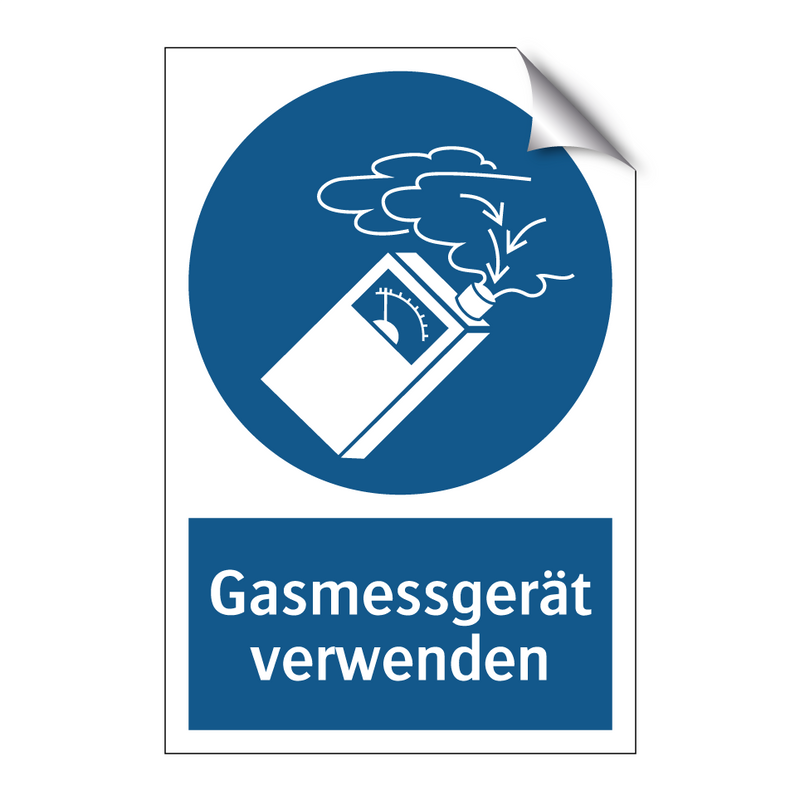 Gasmessgerät verwenden