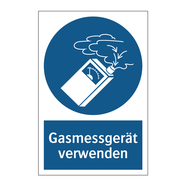 Gasmessgerät verwenden