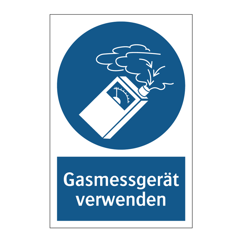 Gasmessgerät verwenden