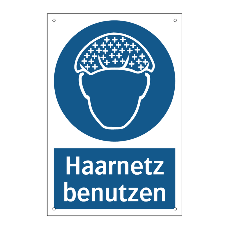 Haarnetz benutzen