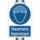Haarnetz benutzen