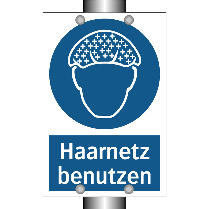 Haarnetz benutzen