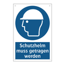 Schutzhelm muss getragen werden