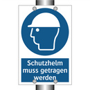 Schutzhelm muss getragen werden