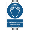 Kopfbedeckungen verwenden