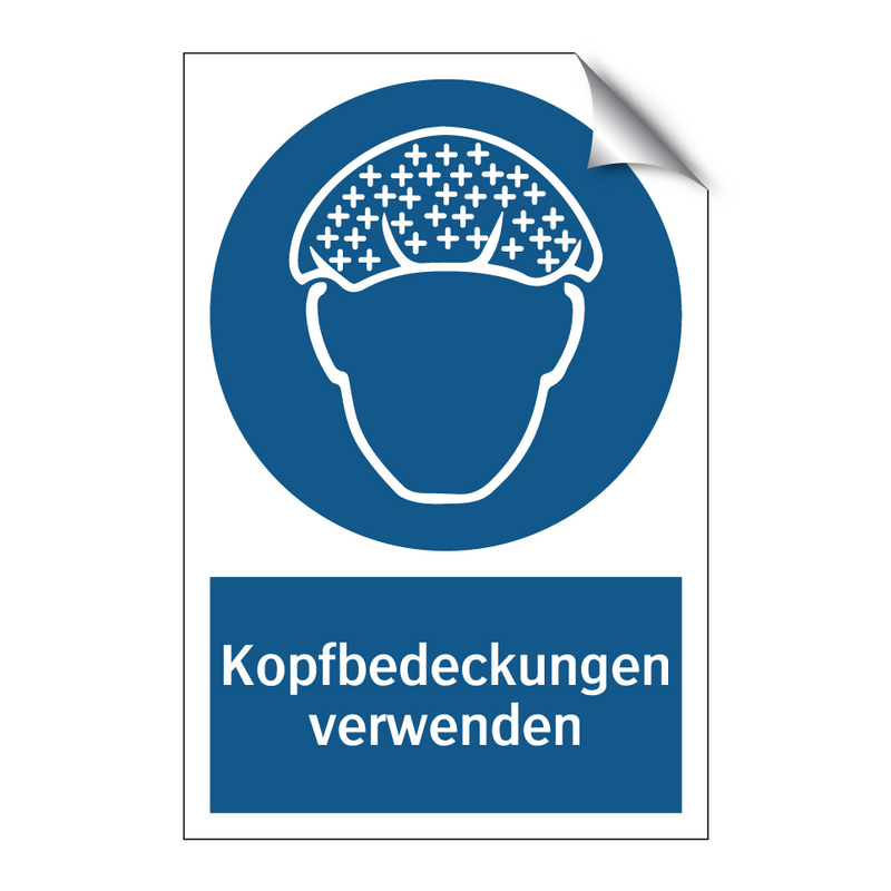 Kopfbedeckungen verwenden