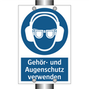 Gehör- und Augenschutz verwenden