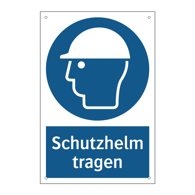 Schutzhelm tragen