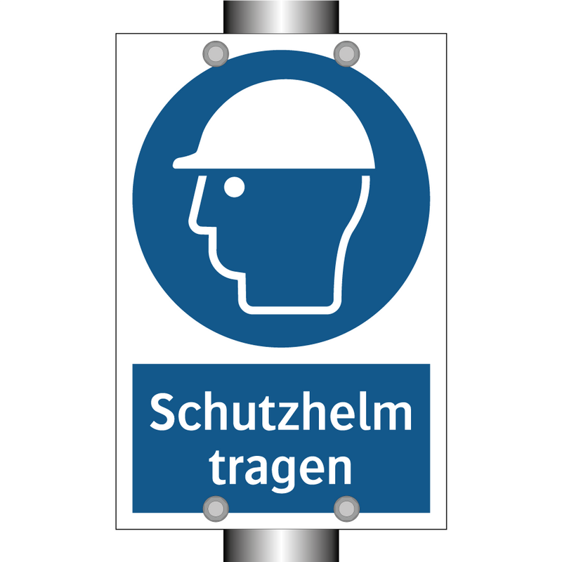 Schutzhelm tragen