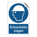 Schutzhelm tragen