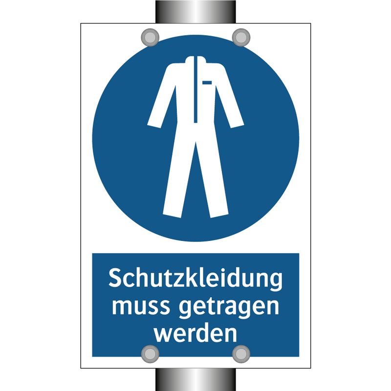 Schutzkleidung muss getragen werden
