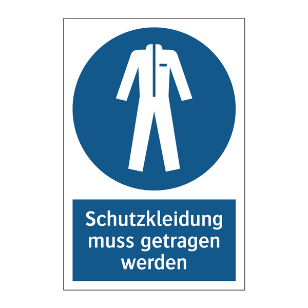 Schutzkleidung muss getragen werden