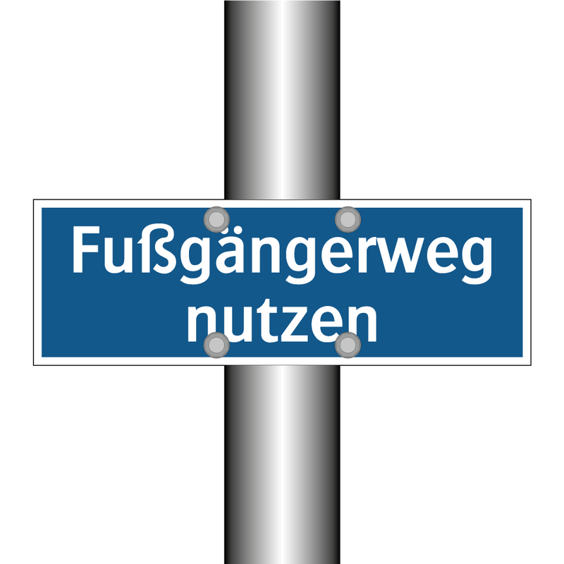 Fußgängerweg nutzen