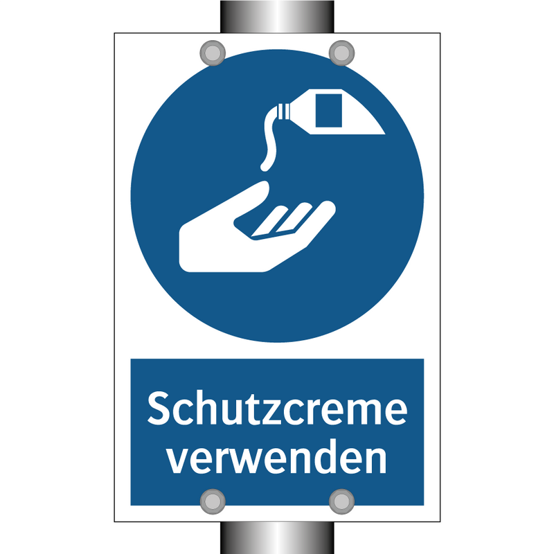 Schutzcreme verwenden