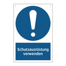 Schutzausrüstung verwenden