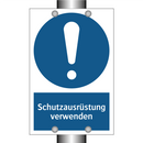 Schutzausrüstung verwenden