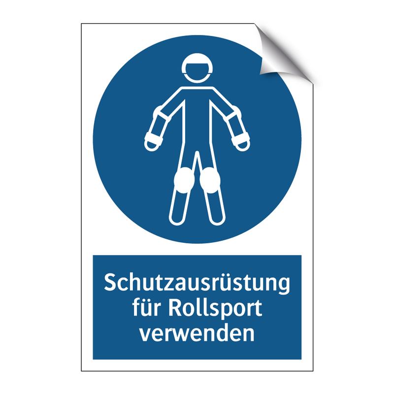 Schutzausrüstung für Rollsport verwenden