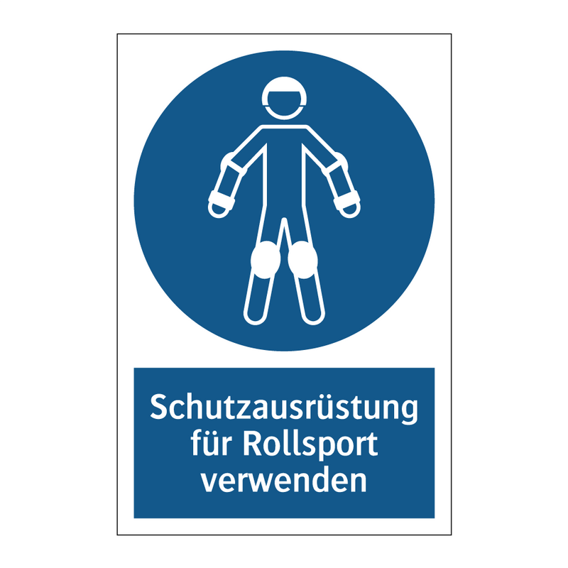 Schutzausrüstung für Rollsport verwenden
