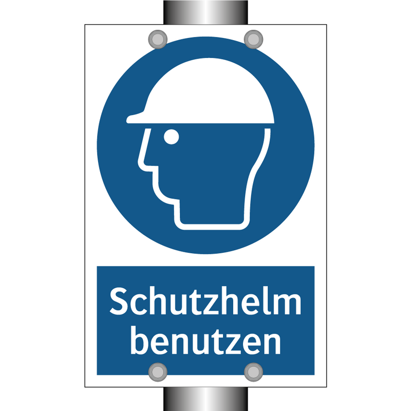 Schutzhelm benutzen