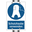 Schutzhaube verwenden