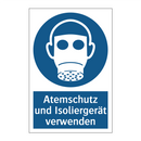 Atemschutz und Isoliergerät verwenden
